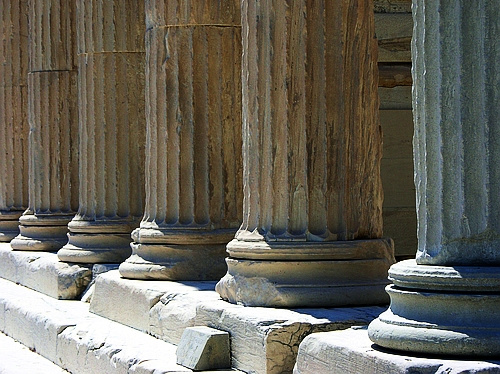 Ionic columns of the Erechtheion
