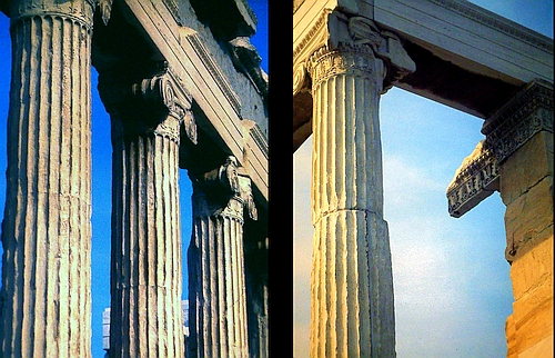 columns of the Erechtheion