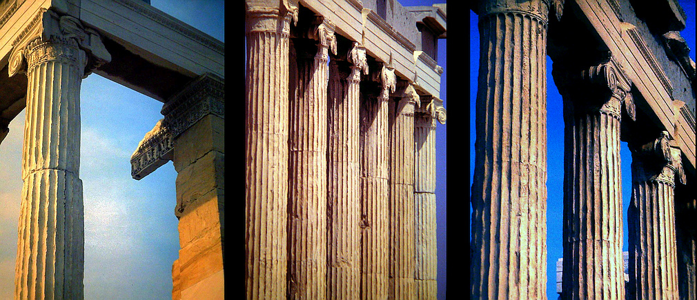Ionic columns of the Erechtheion
