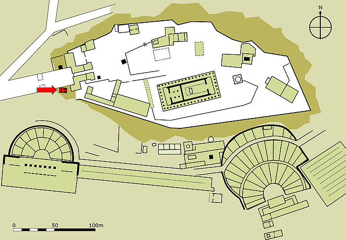 plan of the acropolis