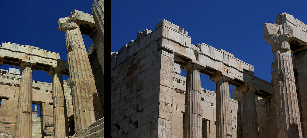 details of the Propylaea