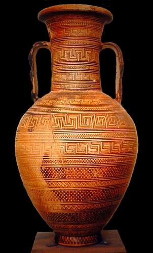 geometric amphora