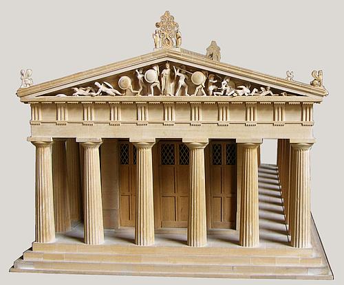 temple of Aphaia model
