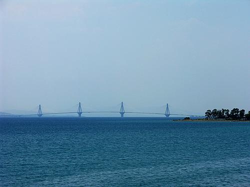view to the Rion-Antirion-bridge