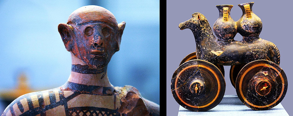 centaur and a Mycenaean toy