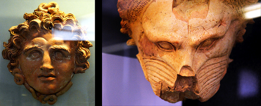 Gorgoneion and demon