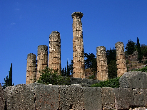 temple of Apollo in Delphi