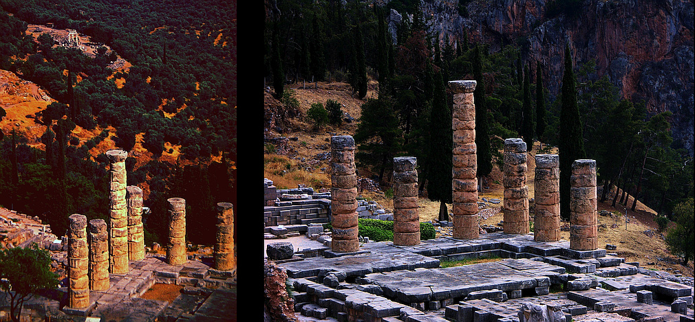 temple of Apollo in Delphi