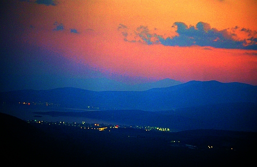 evening view to Itea