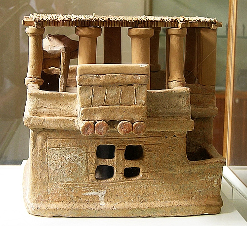 model of a Minoan house