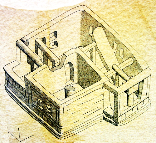 model of a Minoan house