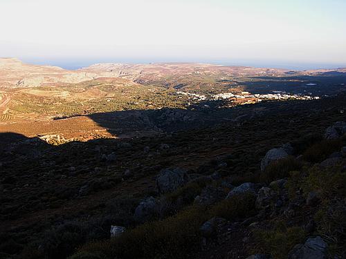 view from Epano Zakros
