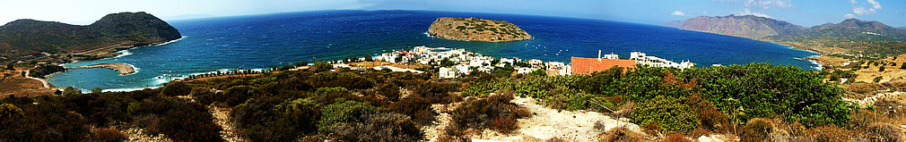 panoramic view of Mochlos