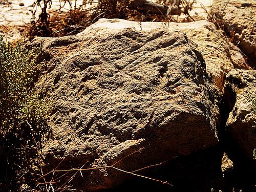 stone with marks