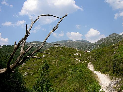 hiking in the Acheron Gorge