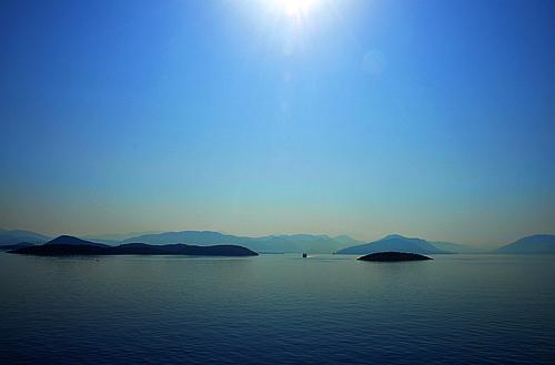 morning at sea near Igoumenitsa