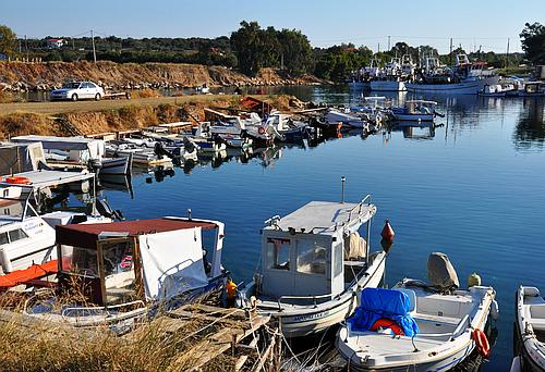 Nea Potidea harbour