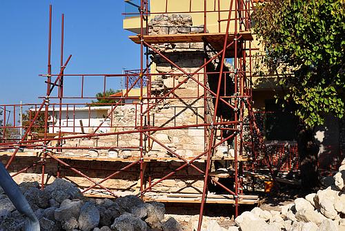 Potidaia ancient tower