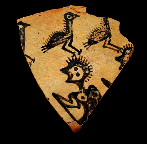 sherd of Mycenaean krater