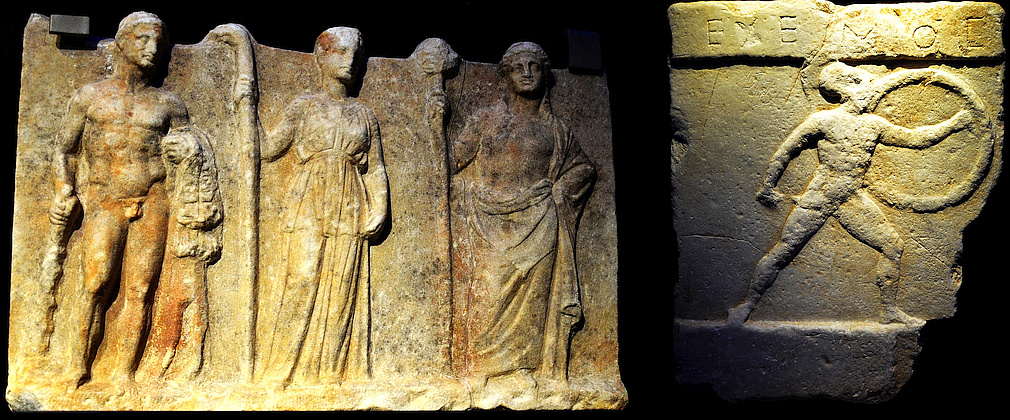 relief and grave stele