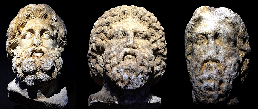 three heads of Asklepios