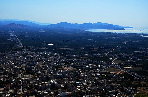 view from Larissa castle