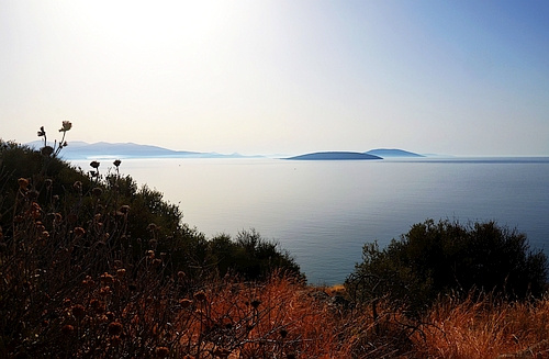 view from Asine acropolis