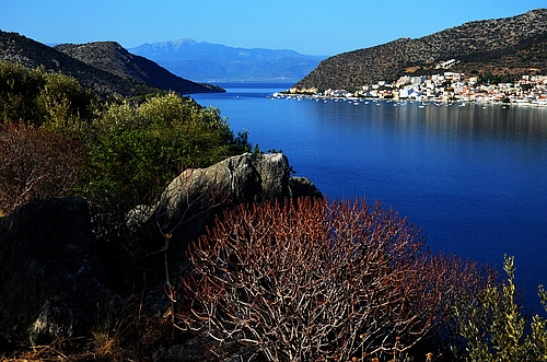 view from Asine acropolis