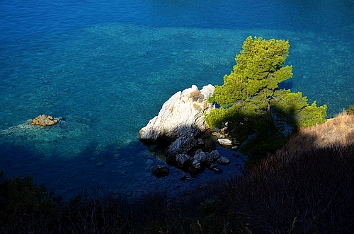 view from Asine acropolis
