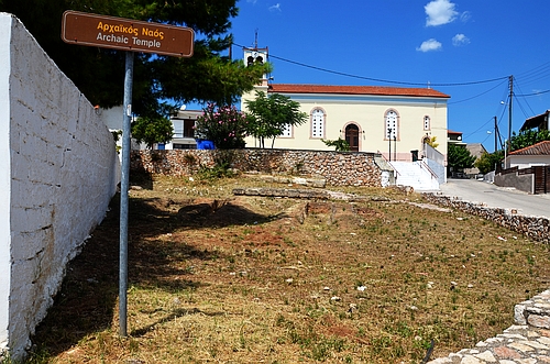 remains of Archaic temple