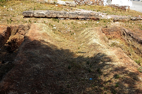 remains of Archaic temple