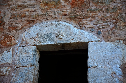 entrance of Avgou monastery