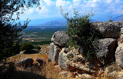 view from the Argive Heraion