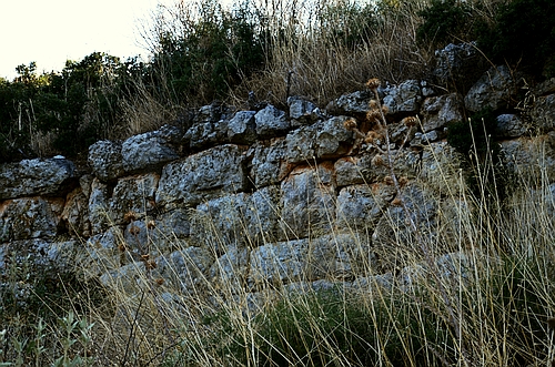 walls of ancient Hysiai