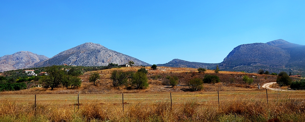 view to Magoula hill