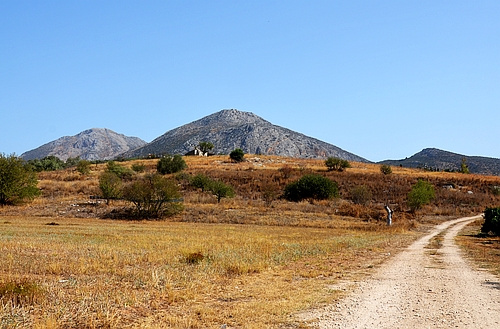 view to Magoula hill