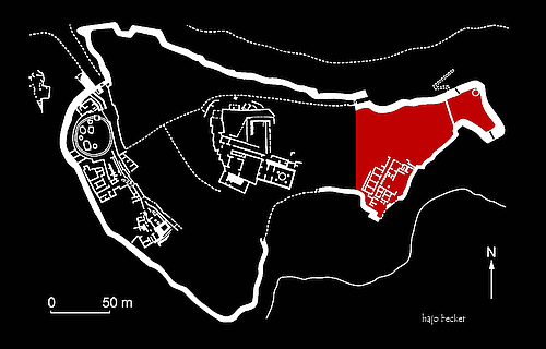 location of the Eastern Acropolis