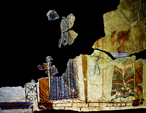 Mycenaean fresco