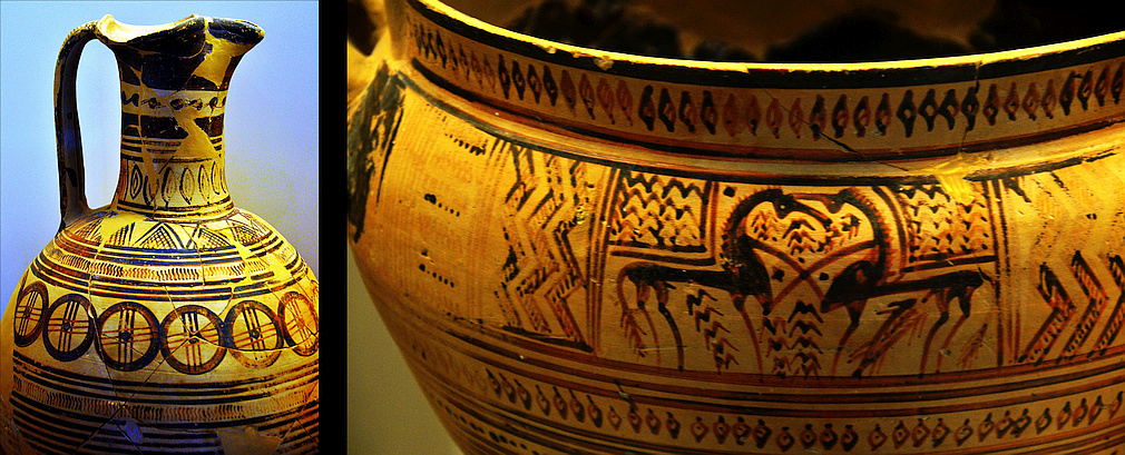 oinochoe and krater