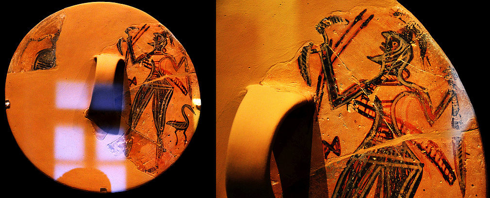 terracotta votive shield