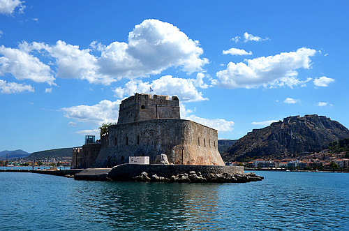 view to Bourtzi islet and Palamidi