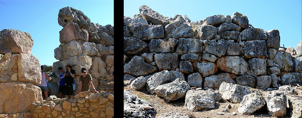 Tiryns Cyclopean walls