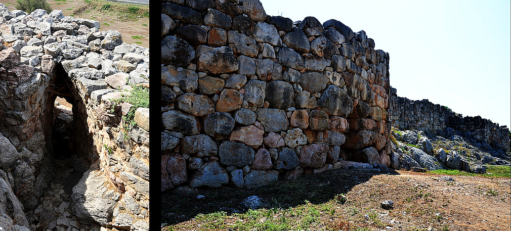 Tiryns secret passage