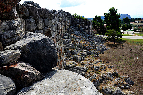 Tiryns fortification walls