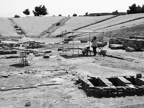 Elis ancient theatre