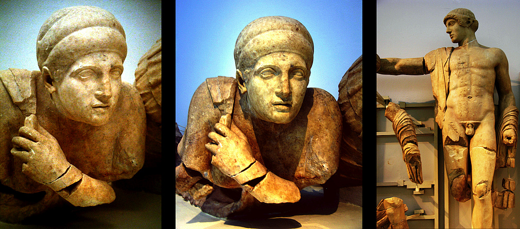 figures of the West pediment