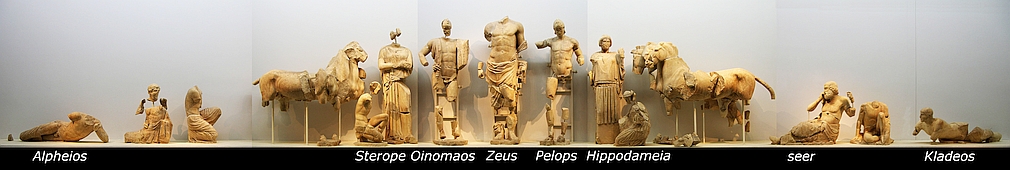 East pediment of the temple of Zeus