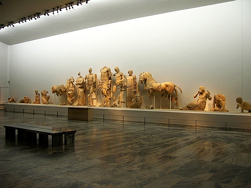 East pediment of the temple of Zeus