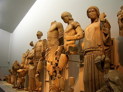 East pediment of the temple of Zeus