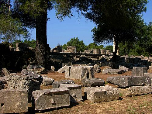 parts of the temple of Zeus
